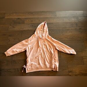 Just Be Pink Purple Lilac Lavender Sweatshirt Sweater Hoodie Lattice Lace Bow